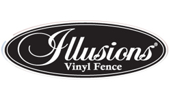 Illusions vinyl fence logo